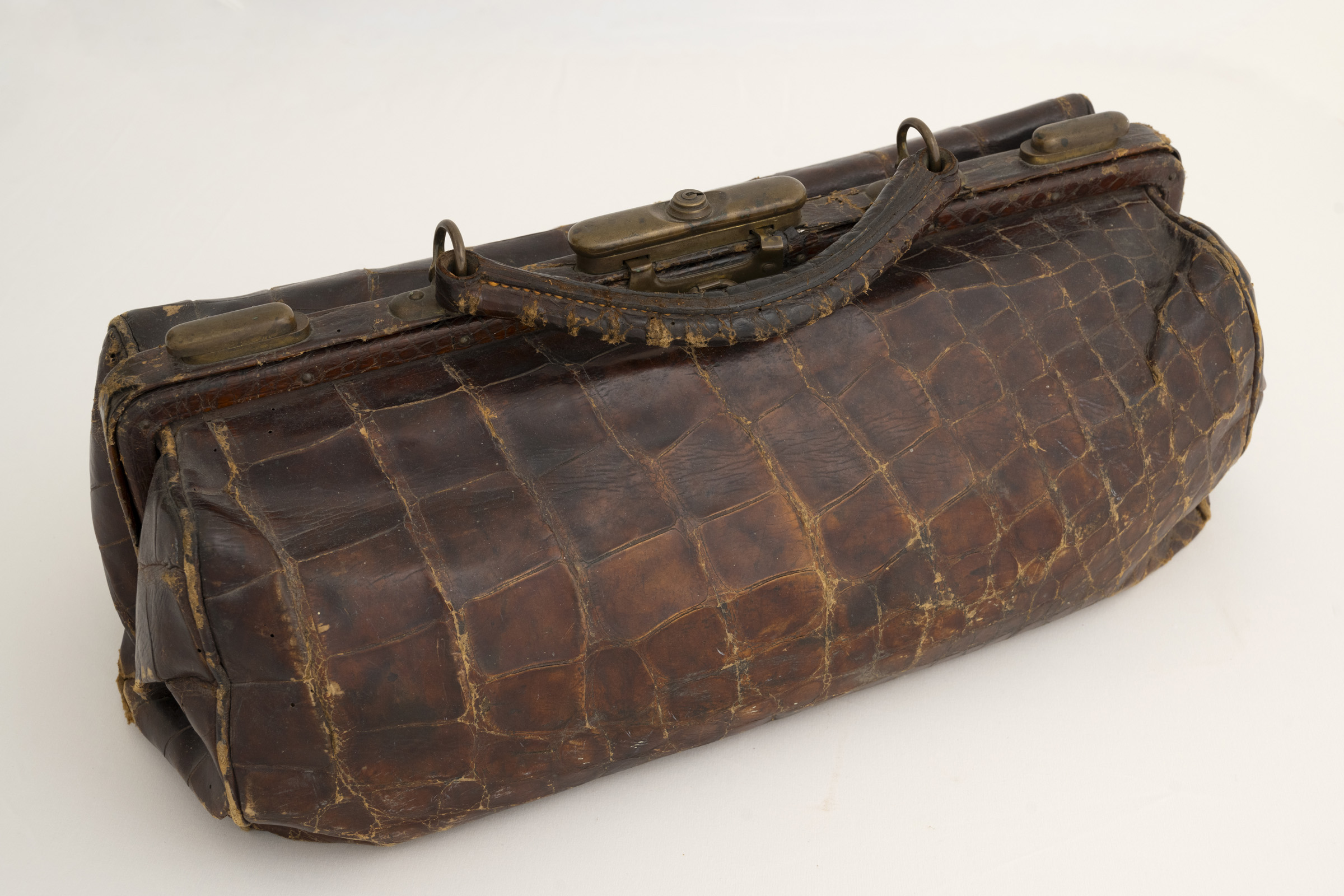 Doctor's bag made of alligator leather